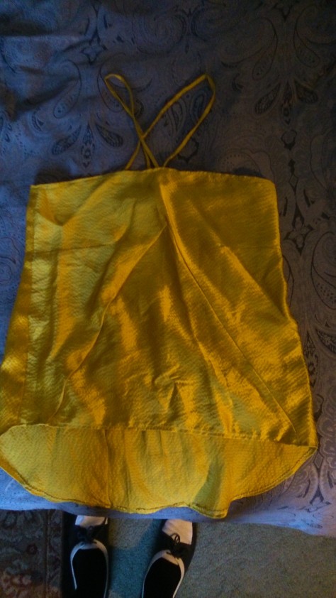 chartreuse cami