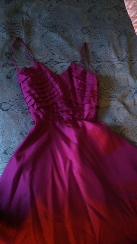 fuchsia dress